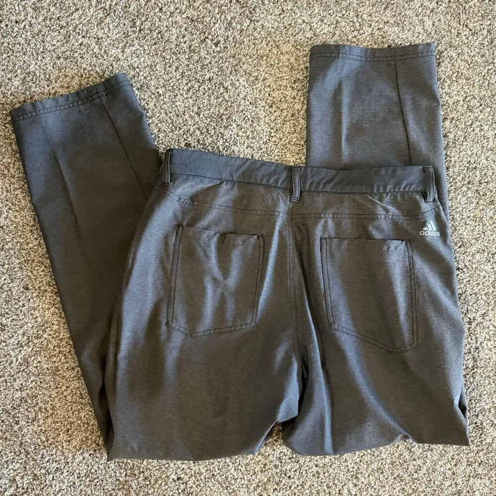 Adidas Men's Ultimate 365 Performance Athletic Golf Pants Grey Size 34x32
